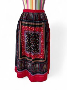 Vintage UMI Collections by Anne Crimmins 100% Silk Skirt